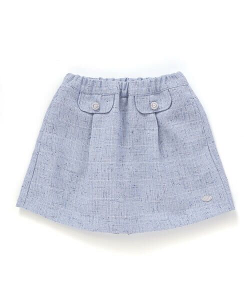 BeBe Petits Pois Vert / ベベ プチ ポワ ヴェール ショート・ハーフ・半端丈パンツ | カラフルツイードキュロット(95~150cm) | 詳細10