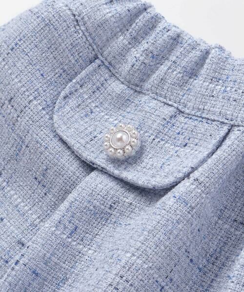 BeBe Petits Pois Vert / ベベ プチ ポワ ヴェール ショート・ハーフ・半端丈パンツ | カラフルツイードキュロット(95~150cm) | 詳細13