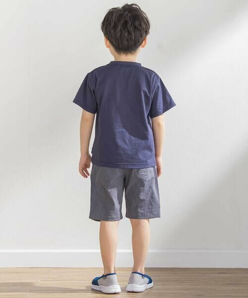 BeBe Petits Pois Vert / ベベ プチ ポワ ヴェール ショート・ハーフ・半端丈パンツ | 裾刺しゅうハーフパンツ(95~150cm) | 詳細4