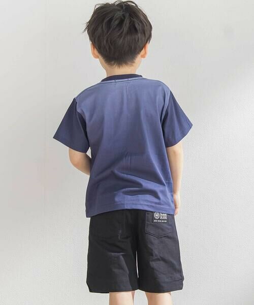 BeBe Petits Pois Vert / ベベ プチ ポワ ヴェール ショート・ハーフ・半端丈パンツ | フロントタック麻風ハーフパンツ(95~150cm) | 詳細4
