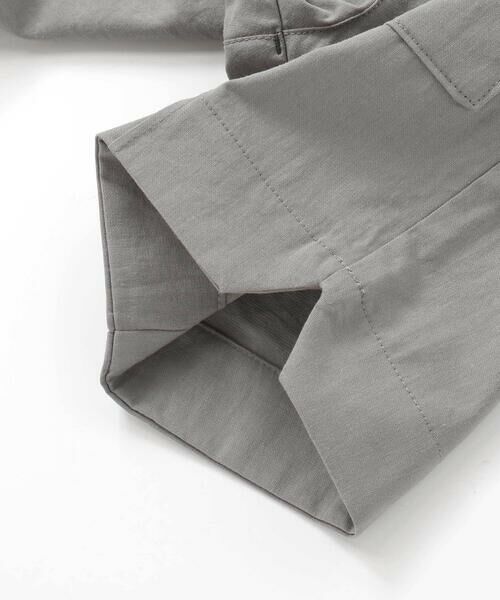 BeBe Petits Pois Vert / ベベ プチ ポワ ヴェール ショート・ハーフ・半端丈パンツ | フロントタック麻風ハーフパンツ(95~150cm) | 詳細13