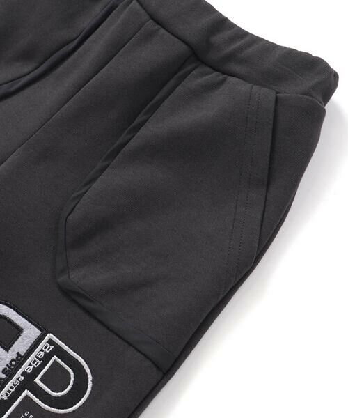 BeBe Petits Pois Vert / ベベ プチ ポワ ヴェール ショート・ハーフ・半端丈パンツ | 天竺xタフタ切替ショートパンツ(95~150cm) | 詳細13