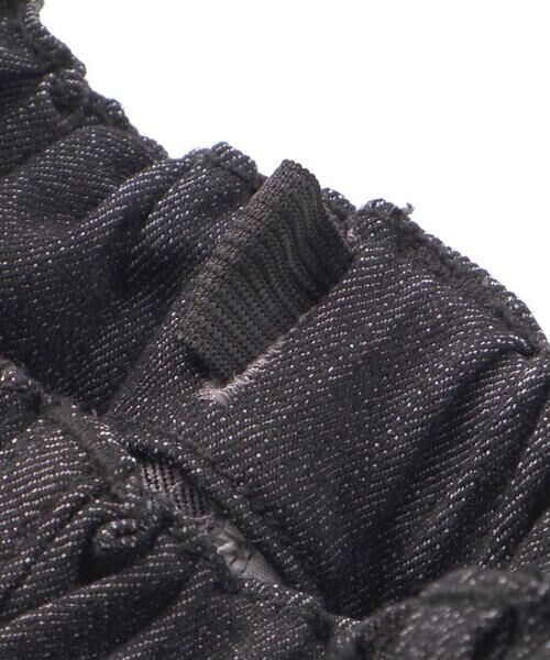 BeBe Petits Pois Vert / ベベ プチ ポワ ヴェール ショート・ハーフ・半端丈パンツ | デニム切り替えハーフパンツ(95~160cm) | 詳細17