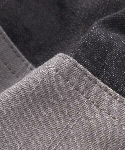 BeBe Petits Pois Vert / ベベ プチ ポワ ヴェール ショート・ハーフ・半端丈パンツ | デニム切り替えハーフパンツ(95~160cm) | 詳細18