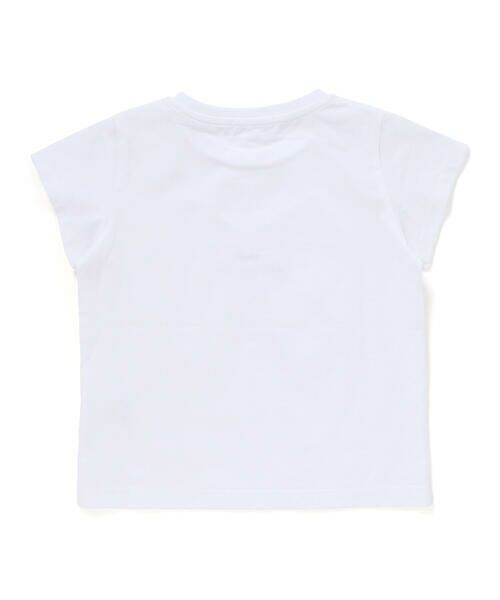 BeBe Petits Pois Vert / ベベ プチ ポワ ヴェール Tシャツ | リボンモチーフ天竺Tシャツ(95~150cm) | 詳細4