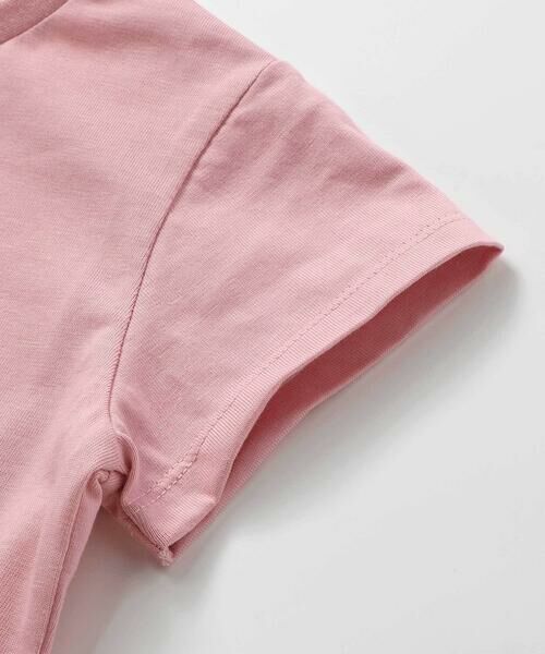 BeBe Petits Pois Vert / ベベ プチ ポワ ヴェール Tシャツ | リボンモチーフ天竺Tシャツ(95~150cm) | 詳細11