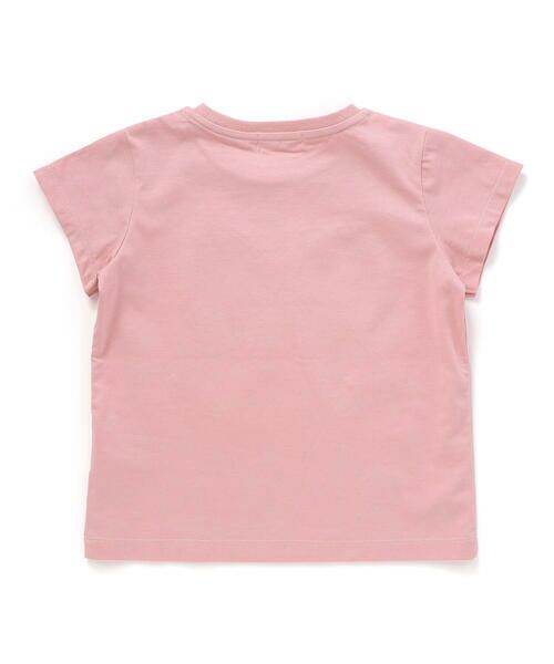 BeBe Petits Pois Vert / ベベ プチ ポワ ヴェール Tシャツ | リボンモチーフ天竺Tシャツ(95~150cm) | 詳細9