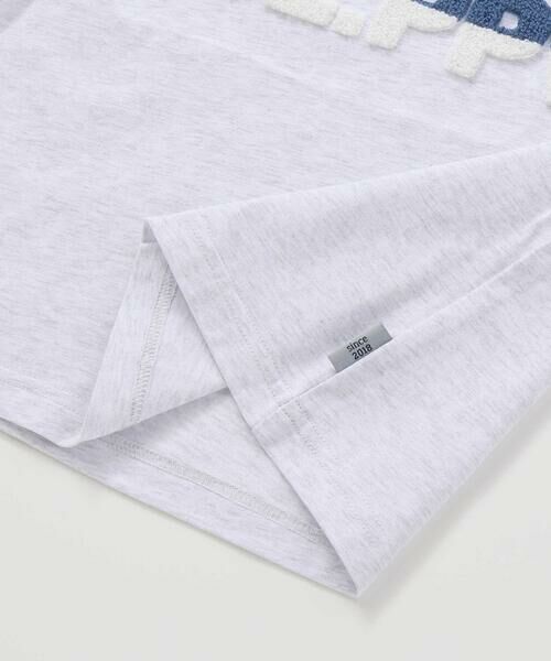 BeBe Petits Pois Vert / ベベ プチ ポワ ヴェール Tシャツ | サガラ刺しゅうロゴ天竺Tシャツ(95~150cm) | 詳細14