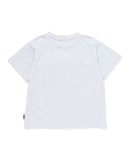 BeBe Petits Pois Vert / ベベ プチ ポワ ヴェール Tシャツ | サガラ刺しゅうロゴ天竺Tシャツ(95~150cm) | 詳細9