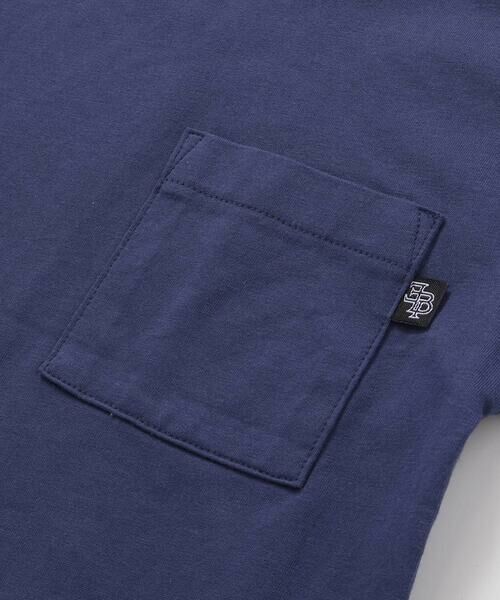 BeBe Petits Pois Vert / ベベ プチ ポワ ヴェール Tシャツ | パッチワークロゴ天竺Tシャツ(95~160cm) | 詳細4