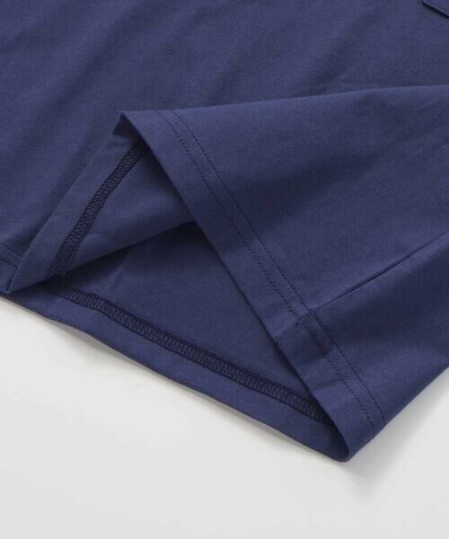 BeBe Petits Pois Vert / ベベ プチ ポワ ヴェール Tシャツ | パッチワークロゴ天竺Tシャツ(95~160cm) | 詳細7