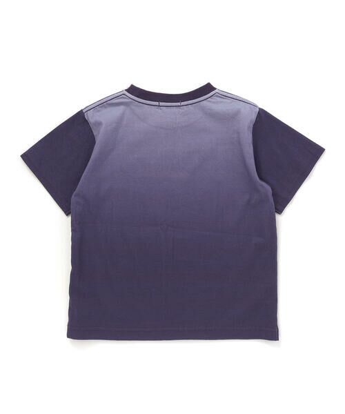 BeBe Petits Pois Vert / ベベ プチ ポワ ヴェール Tシャツ | メッセージプリント切り替え天竺Tシャツ(95~150cm) | 詳細5