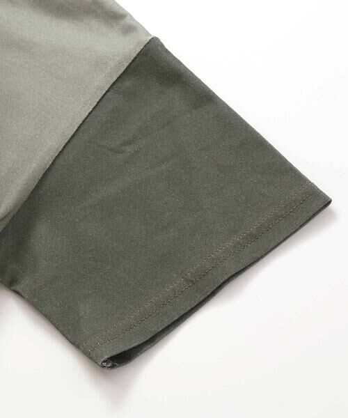 BeBe Petits Pois Vert / ベベ プチ ポワ ヴェール Tシャツ | メッセージプリント切り替え天竺Tシャツ(95~150cm) | 詳細16