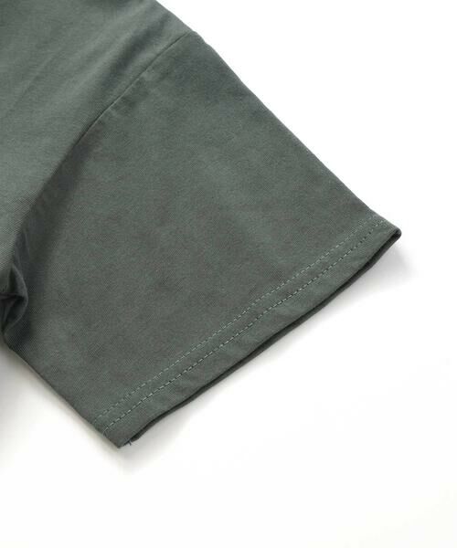 BeBe Petits Pois Vert / ベベ プチ ポワ ヴェール Tシャツ | 文字刺しゅうタック入りTシャツ(95~150cm) | 詳細4