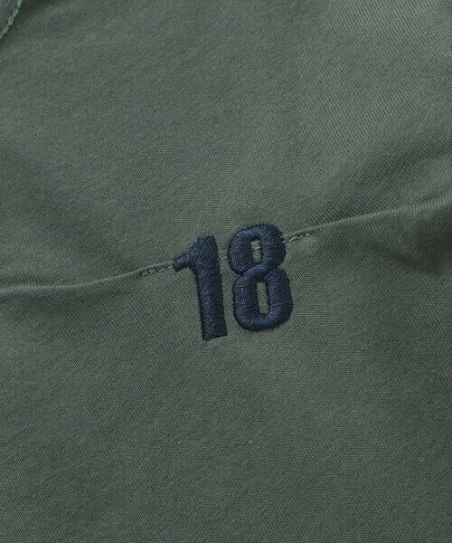 BeBe Petits Pois Vert / ベベ プチ ポワ ヴェール Tシャツ | 文字刺しゅうタック入りTシャツ(95~150cm) | 詳細7