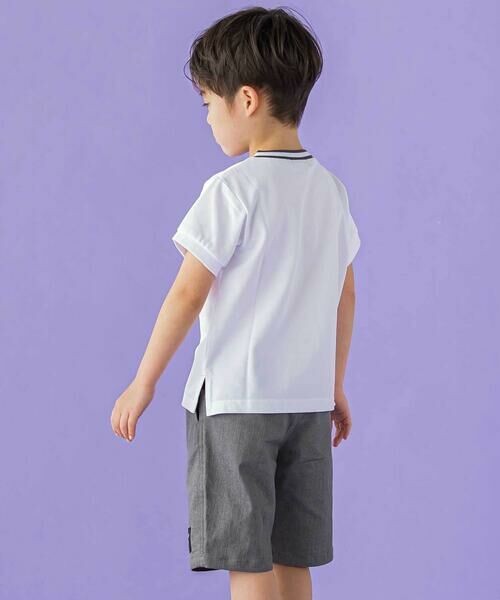 BeBe Petits Pois Vert / ベベ プチ ポワ ヴェール Tシャツ | ラインポイントカノコトップス(95~150cm) | 詳細2