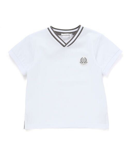 BeBe Petits Pois Vert / ベベ プチ ポワ ヴェール Tシャツ | ラインポイントカノコトップス(95~150cm) | 詳細4