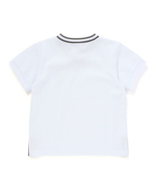 BeBe Petits Pois Vert / ベベ プチ ポワ ヴェール Tシャツ | ラインポイントカノコトップス(95~150cm) | 詳細5