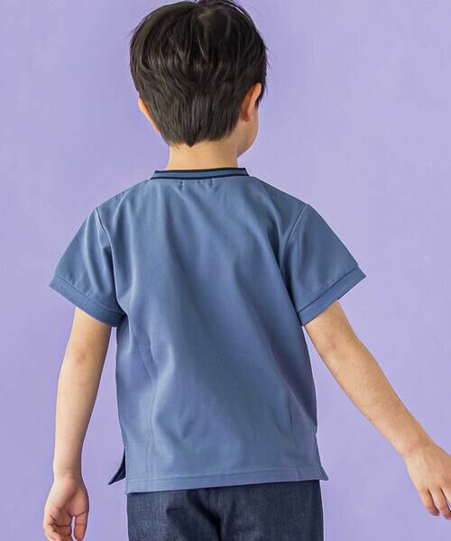 BeBe Petits Pois Vert / ベベ プチ ポワ ヴェール Tシャツ | ラインポイントカノコトップス(95~150cm) | 詳細8