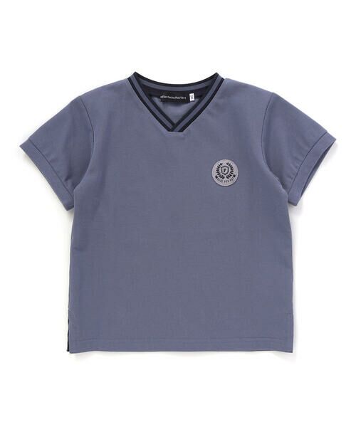 BeBe Petits Pois Vert / ベベ プチ ポワ ヴェール Tシャツ | ラインポイントカノコトップス(95~150cm) | 詳細9