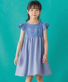 ラルフローレン ワンピース 130 ネイビー お受験　ファミリア ガールズ 7才～16才)カラード クレープ ドレス （ミニ丈・ひざ丈