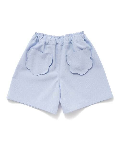 BeBe Petits Pois Vert / ベベ プチ ポワ ヴェール ショート・ハーフ・半端丈パンツ | 【店舗限定】千鳥格子スカラップポケットショートパンツ(95~160cm) | 詳細17