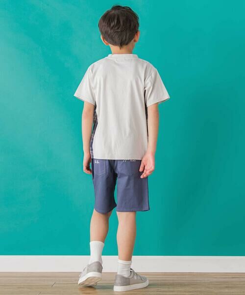 BeBe Petits Pois Vert / ベベ プチ ポワ ヴェール ショート・ハーフ・半端丈パンツ | 【店舗限定】ストレッチコットンハーフパンツ(95~160cm) | 詳細2