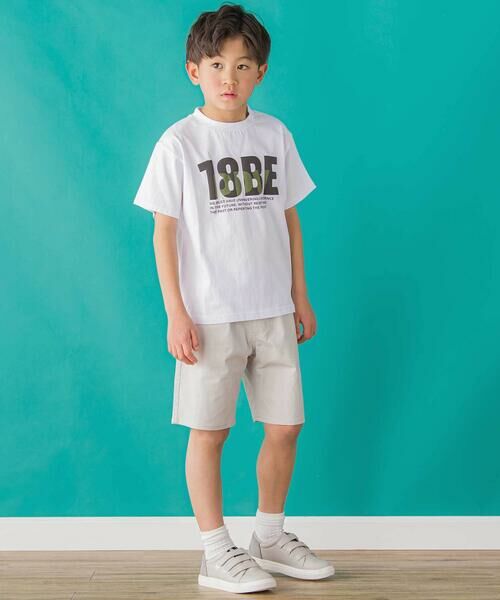 BeBe Petits Pois Vert / ベベ プチ ポワ ヴェール ショート・ハーフ・半端丈パンツ | 【店舗限定】ストレッチコットンハーフパンツ(95~160cm) | 詳細5