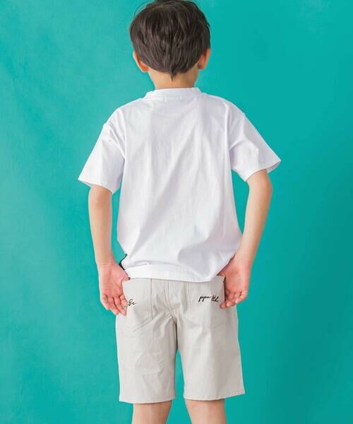 BeBe Petits Pois Vert / ベベ プチ ポワ ヴェール ショート・ハーフ・半端丈パンツ | 【店舗限定】ストレッチコットンハーフパンツ(95~160cm) | 詳細6