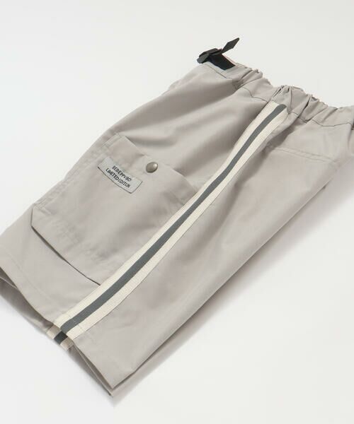 BeBe Petits Pois Vert / ベベ プチ ポワ ヴェール ショート・ハーフ・半端丈パンツ | 【店舗限定】【速乾】タフタサイドラインハーフパンツ(95~150cm) | 詳細15