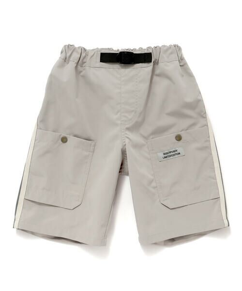 BeBe Petits Pois Vert / ベベ プチ ポワ ヴェール ショート・ハーフ・半端丈パンツ | 【店舗限定】【速乾】タフタサイドラインハーフパンツ(95~150cm) | 詳細10