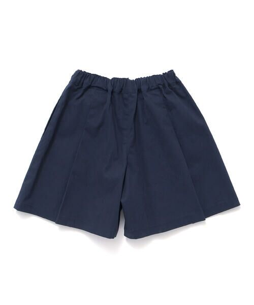 BeBe Petits Pois Vert / ベベ プチ ポワ ヴェール ショート・ハーフ・半端丈パンツ | 【店舗限定】ワイドプリーツキュロットパンツ(95~150cm) | 詳細2