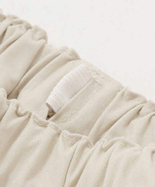 BeBe Petits Pois Vert / ベベ プチ ポワ ヴェール ショート・ハーフ・半端丈パンツ | 【店舗限定】ワイドプリーツキュロットパンツ(95~150cm) | 詳細12