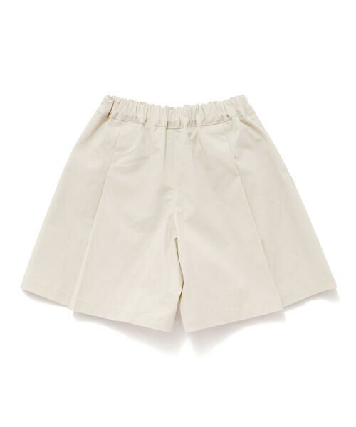 BeBe Petits Pois Vert / ベベ プチ ポワ ヴェール ショート・ハーフ・半端丈パンツ | 【店舗限定】ワイドプリーツキュロットパンツ(95~150cm) | 詳細7