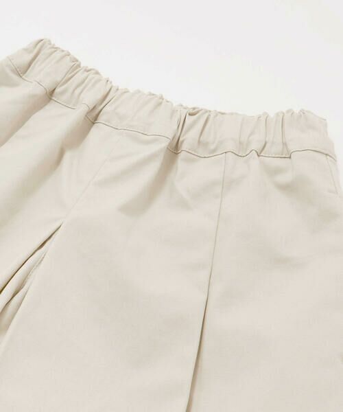 BeBe Petits Pois Vert / ベベ プチ ポワ ヴェール ショート・ハーフ・半端丈パンツ | 【店舗限定】ワイドプリーツキュロットパンツ(95~150cm) | 詳細8