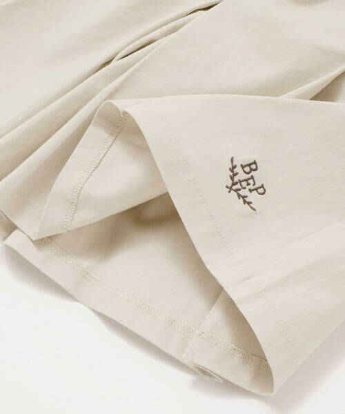 BeBe Petits Pois Vert / ベベ プチ ポワ ヴェール ショート・ハーフ・半端丈パンツ | 【店舗限定】ワイドプリーツキュロットパンツ(95~150cm) | 詳細11