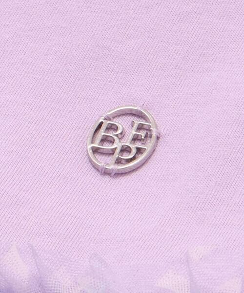 BeBe Petits Pois Vert / ベベ プチ ポワ ヴェール Tシャツ | 【店舗限定】切り替えギンガムチュールノースリーブ(95~150cm) | 詳細11