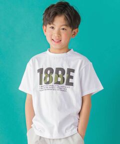 BeBe Petits Pois Vert / ベベ プチ ポワ ヴェール Tシャツ | 【店舗限定】立体ロゴプリント天竺半袖Tシャツ(95~160cm)