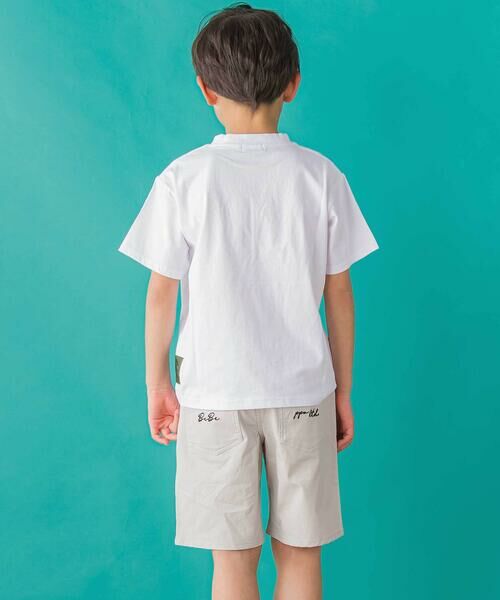 BeBe Petits Pois Vert / ベベ プチ ポワ ヴェール Tシャツ | 【店舗限定】立体ロゴプリント天竺半袖Tシャツ(95~160cm) | 詳細3