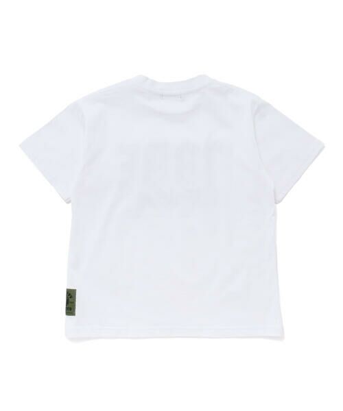 BeBe Petits Pois Vert / ベベ プチ ポワ ヴェール Tシャツ | 【店舗限定】立体ロゴプリント天竺半袖Tシャツ(95~160cm) | 詳細5
