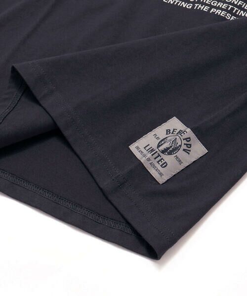 BeBe Petits Pois Vert / ベベ プチ ポワ ヴェール Tシャツ | 【店舗限定】立体ロゴプリント天竺半袖Tシャツ(95~160cm) | 詳細15