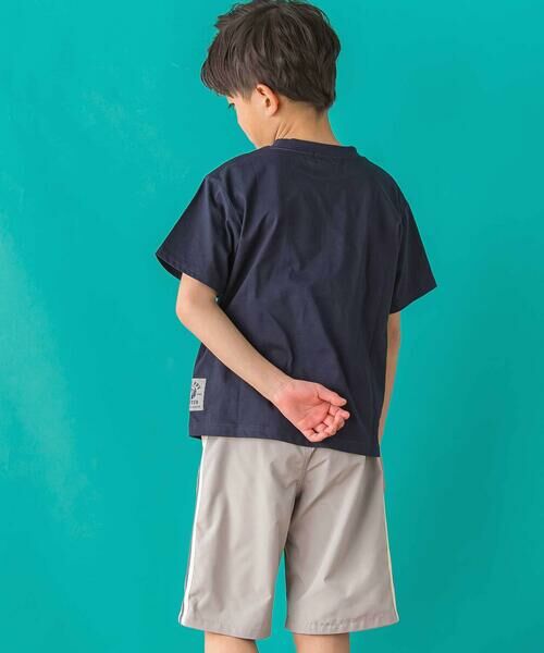 BeBe Petits Pois Vert / ベベ プチ ポワ ヴェール Tシャツ | 【店舗限定】立体ロゴプリント天竺半袖Tシャツ(95~160cm) | 詳細7