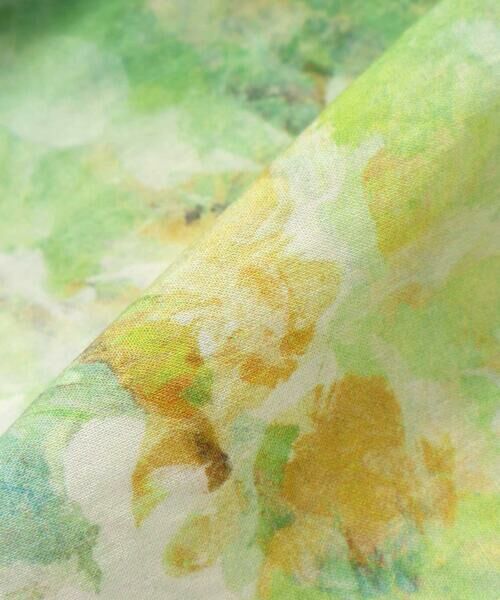 BeBe Petits Pois Vert / ベベ プチ ポワ ヴェール シャツ・ブラウス | 花柄フリルブラウス+キュロットパンツセットアップ(95~150cm) | 詳細20