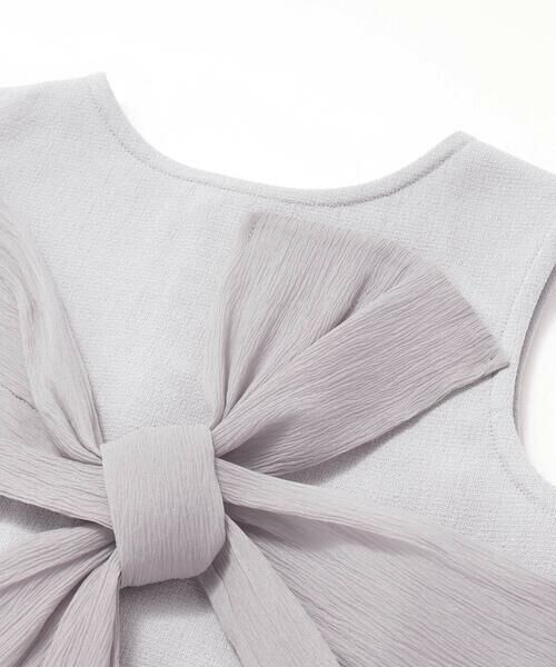 BeBe Petits Pois Vert / ベベ プチ ポワ ヴェール シャツ・ブラウス | 【前後着用可能】ノースリーブブラウス+タックキュロットパンツセットアップ(95~150cm) | 詳細16