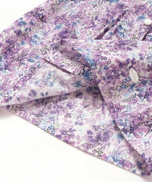 BeBe Petits Pois Vert / ベベ プチ ポワ ヴェール シャツ・ブラウス | 花柄Aラインノースリーブブラウス(95~150cm) | 詳細16