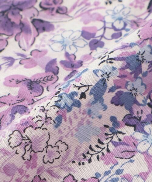 BeBe Petits Pois Vert / ベベ プチ ポワ ヴェール シャツ・ブラウス | 花柄Aラインノースリーブブラウス(95~150cm) | 詳細18