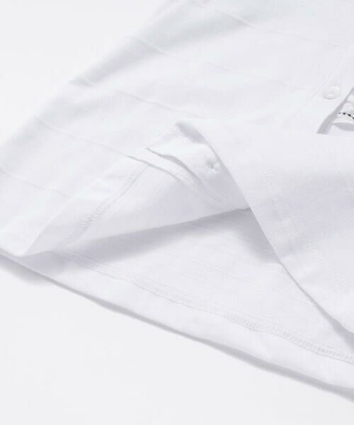 BeBe Petits Pois Vert / ベベ プチ ポワ ヴェール シャツ・ブラウス | 花ライン刺しゅうフリルノースリーブブラウス(95~160cm) | 詳細12