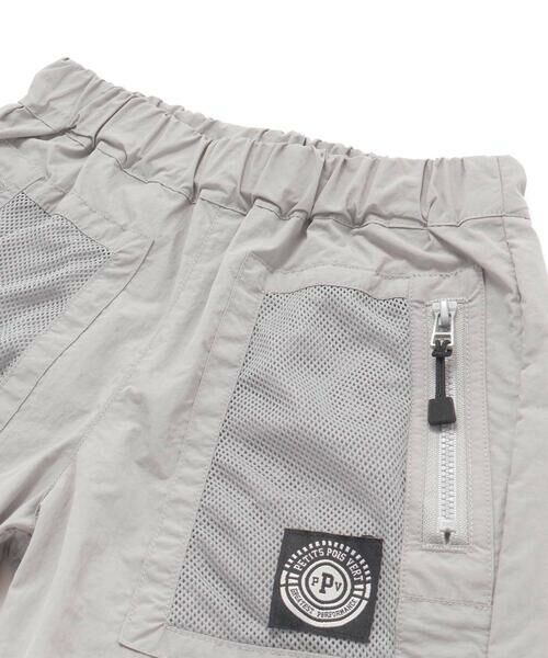 BeBe Petits Pois Vert / ベベ プチ ポワ ヴェール ショート・ハーフ・半端丈パンツ | 【撥水】メッシュポケットハーフパンツ(95~150cm) | 詳細11