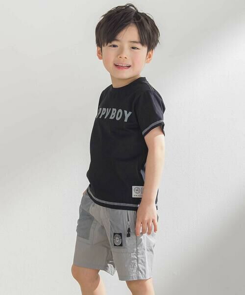 BeBe Petits Pois Vert / ベベ プチ ポワ ヴェール ショート・ハーフ・半端丈パンツ | 【撥水】メッシュポケットハーフパンツ(95~150cm) | 詳細7