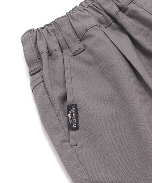 BeBe Petits Pois Vert / ベベ プチ ポワ ヴェール ショート・ハーフ・半端丈パンツ | フロントタック3ポケット5分丈カーゴパンツ(95~150cm) | 詳細11